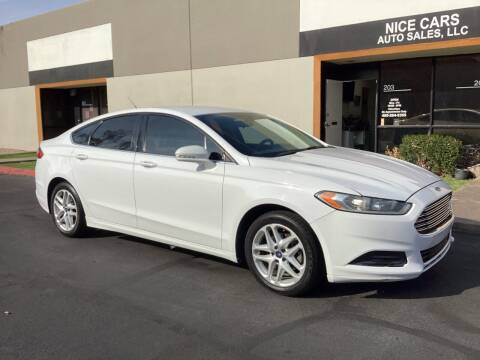 2014 Ford Fusion for sale at NICE CAR AUTO SALES, LLC in Tempe AZ