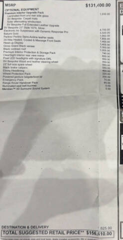 2025 Land Rover Range Rover P530 SE