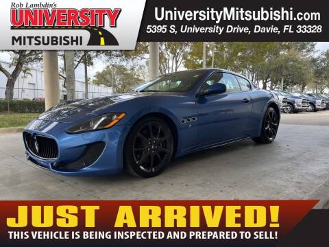 2014 Maserati GranTurismo for sale at University Mitsubishi in Davie FL