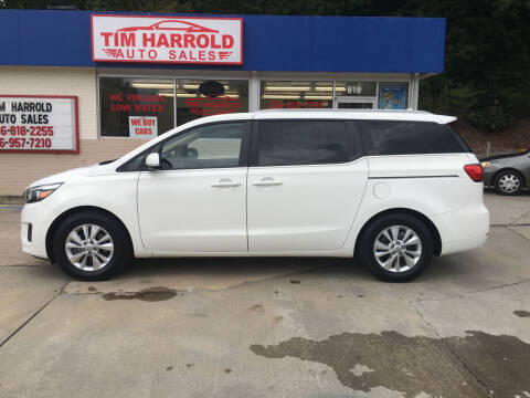 2015 Kia Sedona for sale at Tim Harrold Auto Sales in Wilkesboro NC