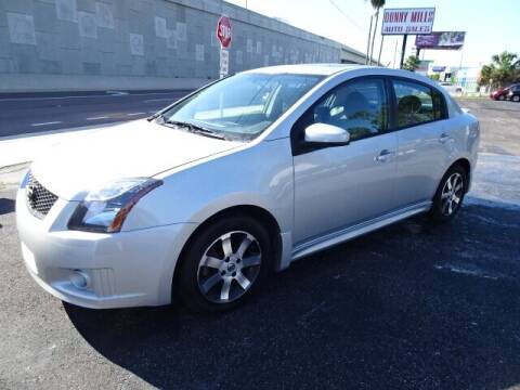 2012 Nissan Sentra for sale at DONNY MILLS AUTO SALES in Largo FL