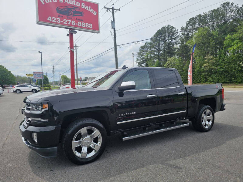 Used 2018 Chevrolet Silverado 1500 LTZ with VIN 3GCUKSEJ7JG558661 for sale in Kingsport, TN