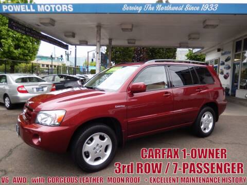 2005 Toyota Highlander for sale at Powell Motors Inc in Portland OR