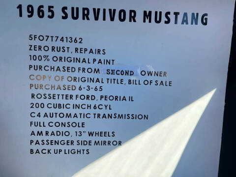 1965 Ford Mustang
