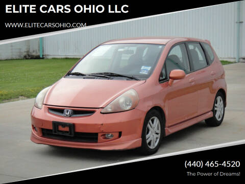 2007 Honda Fit for sale at ELITE CARS OHIO LLC in Solon OH