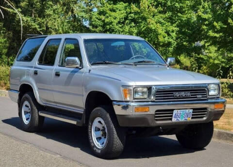 1990 Toyota 4Runner for sale at CLEAR CHOICE AUTOMOTIVE in Milwaukie OR