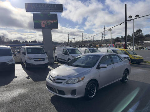 2011 Toyota Corolla for sale at Lakeside Auto in Lynnwood WA