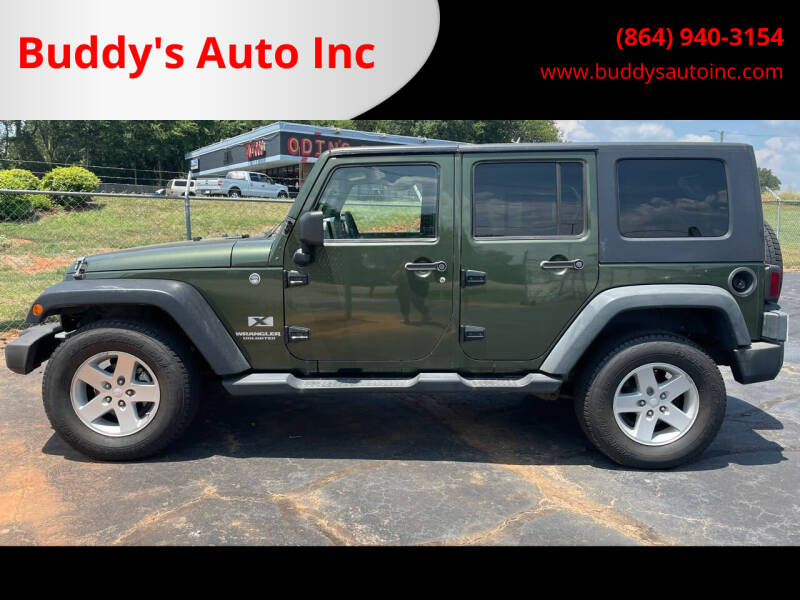 2008 Jeep Wrangler Unlimited for sale at Buddy's Auto Inc in Pendleton, SC