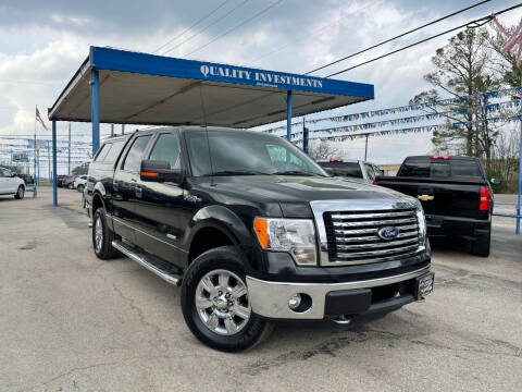 2012 Ford F-150 for sale at Quality Investments in Tyler TX