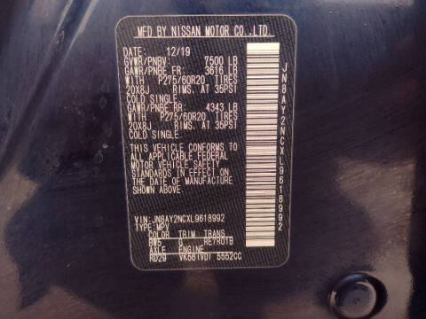 2020 Nissan Armada SV