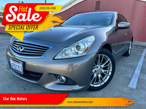 2011 Infiniti G37 Sedan for sale at Star One Motors 2 in Hayward CA