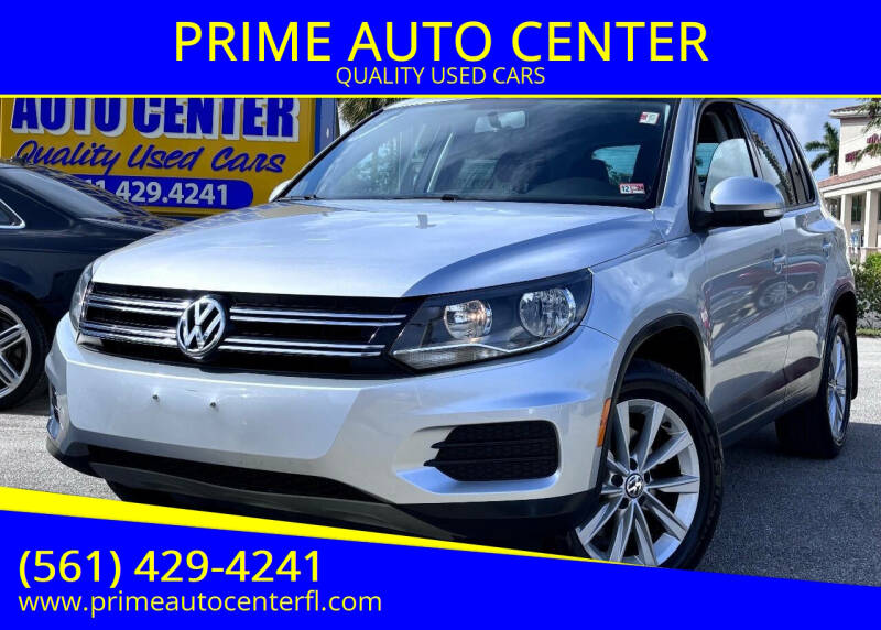 2015 Volkswagen Tiguan for sale at PRIME AUTO CENTER in Palm Springs FL