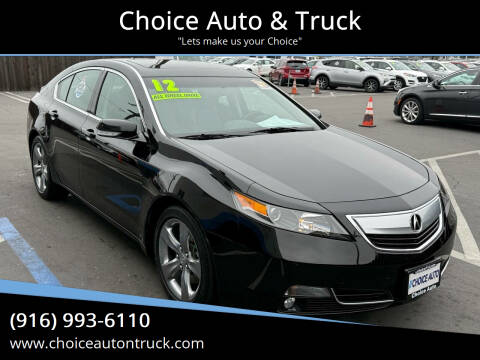 2012 Acura TL for sale at Choice Auto & Truck in Sacramento CA