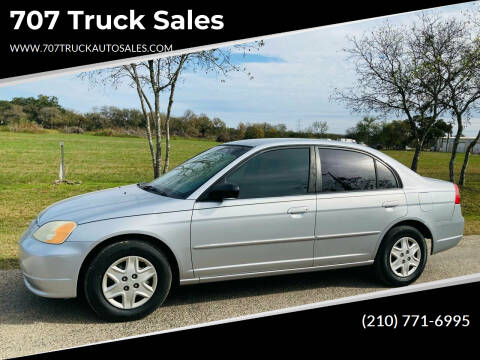 2003 Honda Civic for sale at 707 Truck Sales in San Antonio TX