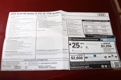 2024 Audi A6 quattro Premium Plus 55 TFSI