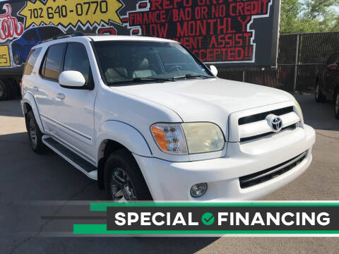 2007 Toyota Sequoia for sale at ROCK STAR TRUCK & AUTO LLC in Las Vegas NV
