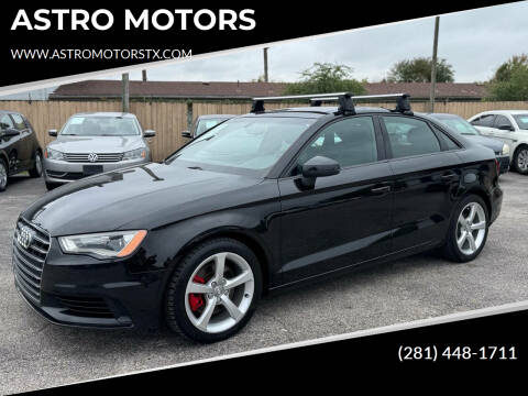 2015 Audi A3 for sale at ASTRO MOTORS in Houston TX