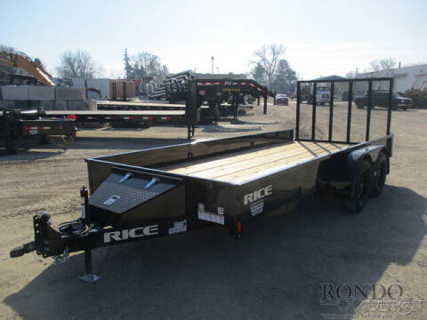 2022 Rice Trailers Utility TST7616