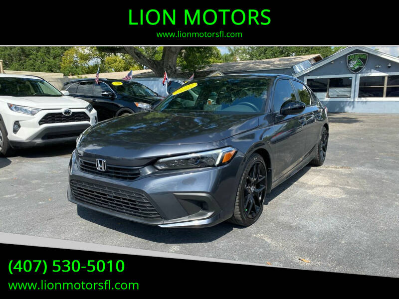 2022 Honda Civic for sale at LION MOTORS in Orlando FL