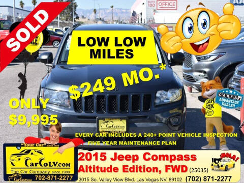 2015 Jeep Compass for sale at The Car Company - 249 monthly payments in Las Vegas NV