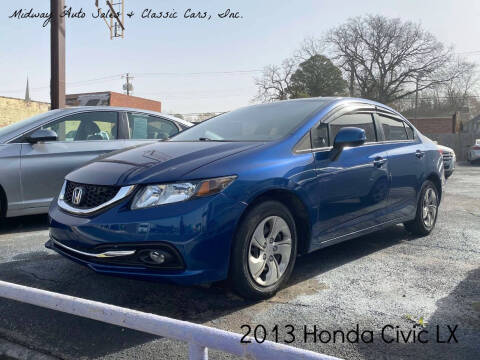 2013 Honda Civic for sale at MIDWAY AUTO SALES & CLASSIC CARS INC in Fort Smith AR