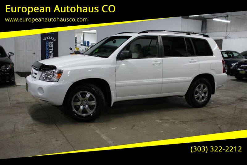 2005 Toyota Highlander for sale at European Autohaus CO in Denver CO