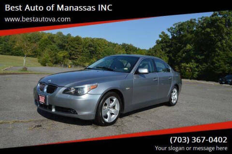 2006 BMW 5 Series for sale at Best Auto of Manassas INC in Manassas VA