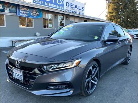 2019 Honda Accord for sale at AutoDeals - Auto Deales2 in Hayward CA