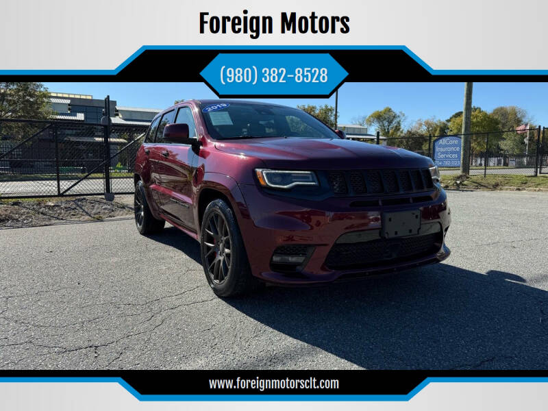 2019 Jeep Grand Cherokee for sale at Foreign Motors in Kannapolis NC