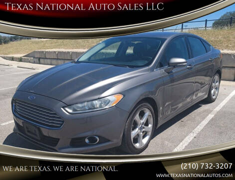 2014 Ford Fusion for sale at Texas National Auto Sales LLC in San Antonio TX