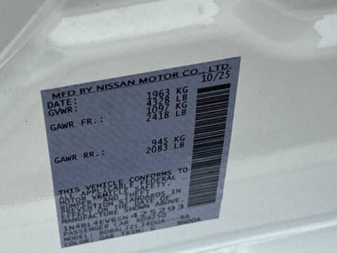 2025 Nissan Altima 2.5 SL