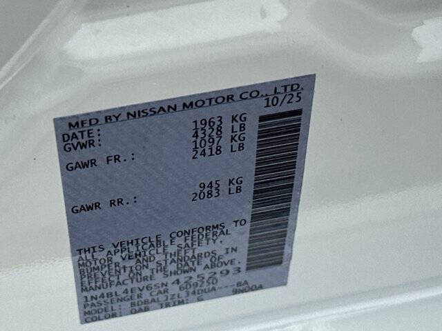 2025 Nissan Altima 2.5 SL