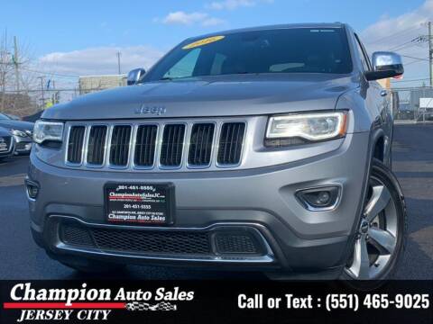 2016 Jeep Grand Cherokee for sale at CHAMPION AUTO SALES OF JERSEY CITY in Jersey City NJ