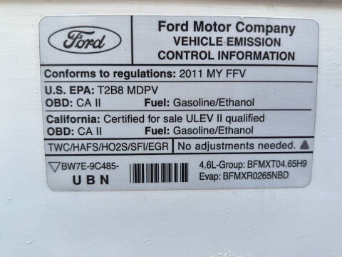 2011 Ford E-Series E-250