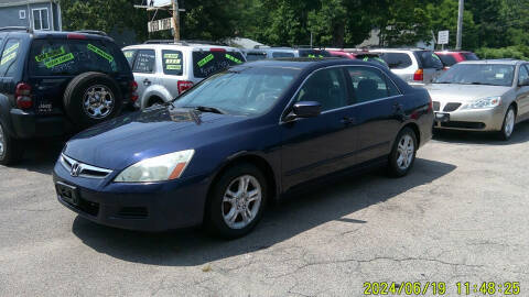 2007 Honda Accord for sale at Lucien Sullivan Motors INC in Whitman MA