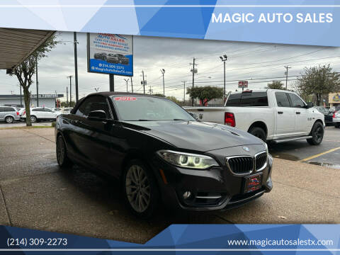 2016 BMW 2 Series for sale at Magic Auto Sales in Dallas TX