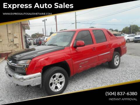 2002 Chevrolet Avalanche for sale at Express Auto Sales in Metairie LA