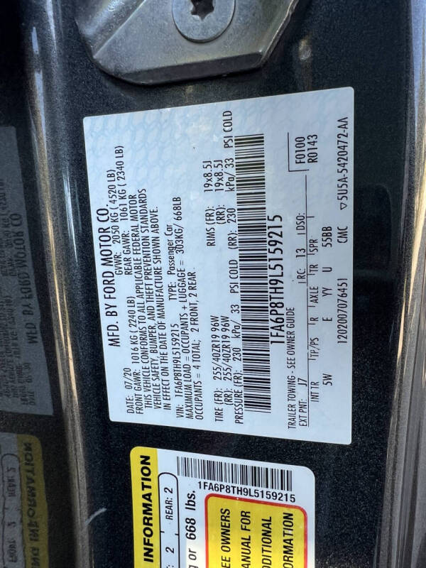 2020 Ford Mustang EcoBoost Premium