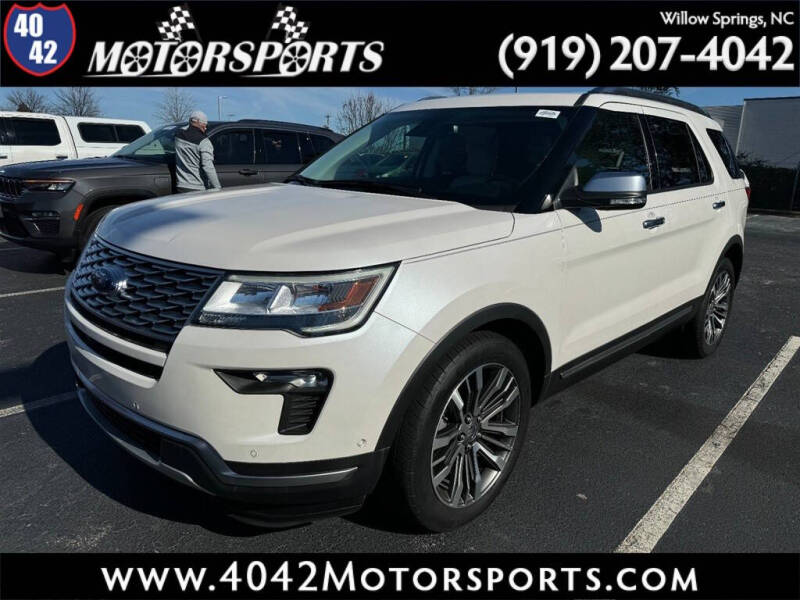 2019 Ford Explorer for sale at 4042 Motorsports in Willow Spring NC