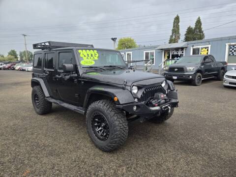 2016 Jeep Wrangler Unlimited for sale at Pacific Cars and Trucks Inc in Eugene OR