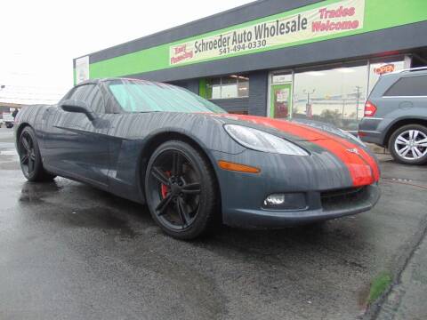 2009 Chevrolet Corvette for sale at Schroeder Auto Wholesale in Medford OR