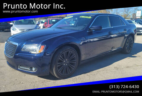 2013 Chrysler 300 for sale at Prunto Motor Inc. in Dearborn MI