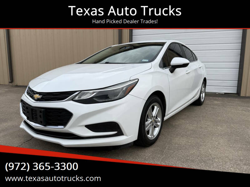 2017 Chevrolet Cruze for sale at Texas Auto Trucks in Wylie TX