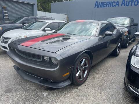 2014 Dodge Challenger for sale at America Auto Wholesale Inc in Miami FL