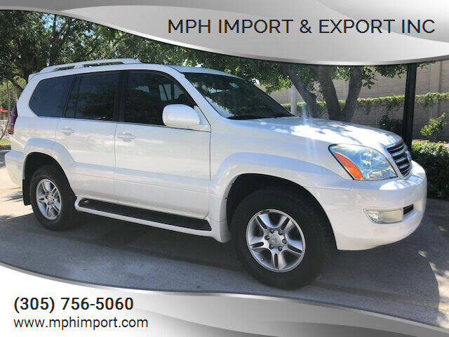 2007 Lexus GX 470 for sale at MPH IMPORT & EXPORT INC in Miami FL