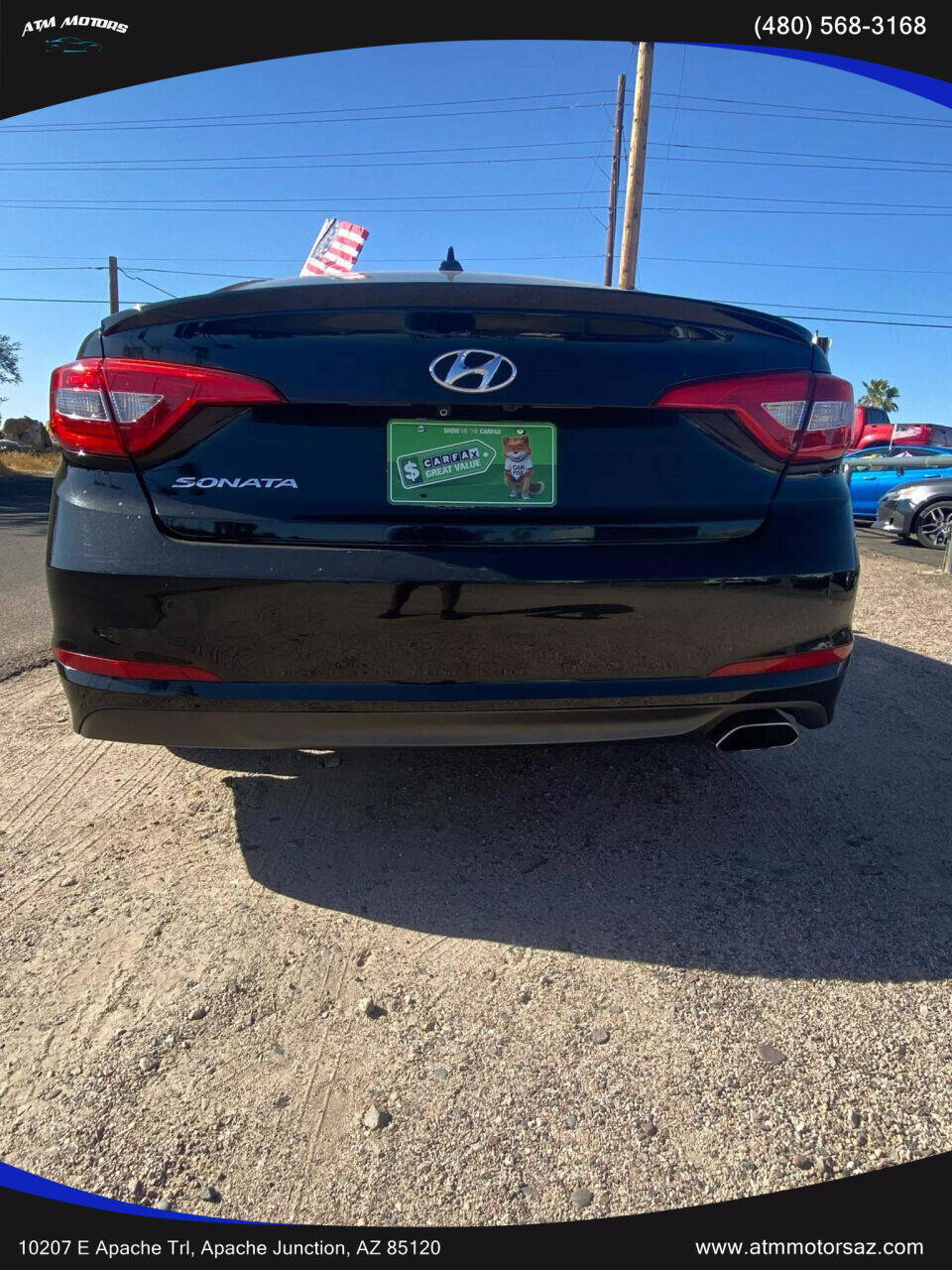 2016 Hyundai SONATA for sale at ATM MOTORS in Apache Junction, AZ