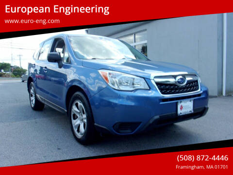 2016 Subaru Forester for sale at European Engineering in Framingham MA