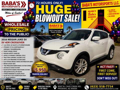 2016 Nissan JUKE SV