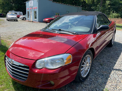 2006 Chrysler Sebring for sale at Triple B Auto Sales in Siler City NC