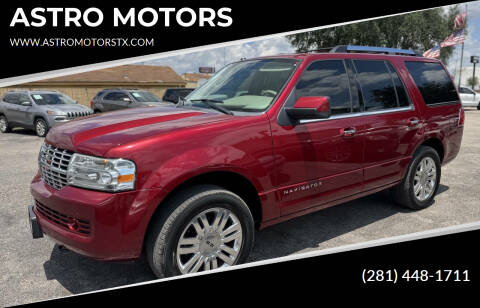 2014 Lincoln Navigator for sale at ASTRO MOTORS in Houston TX